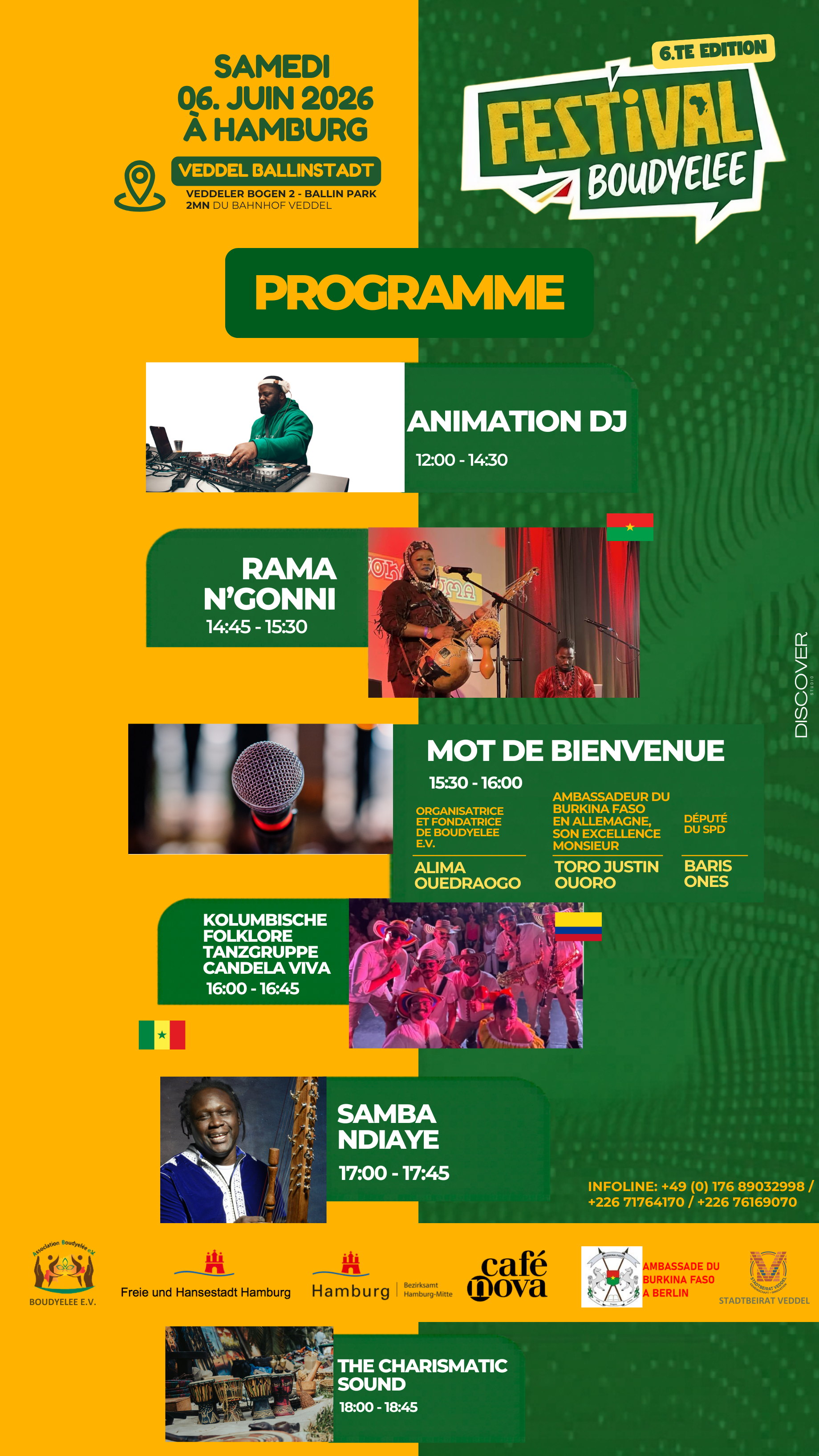 Festival Boudyelee – Programm
